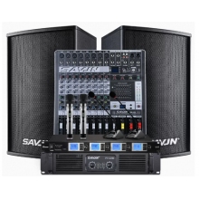 斯維基尼HY-600音響（10英寸號角音箱2只，8路專業(yè)調(diào)音臺臺，600w純后級功放臺，一拖四雙手持雙鵝頸話筒1套）